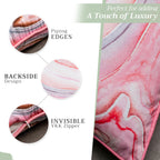 Pale Garden Throw Pillow Covers