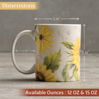 Candice Fine Bone China Coffee Mugs