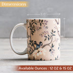 Osaka Fine Bone China Coffee Mugs
