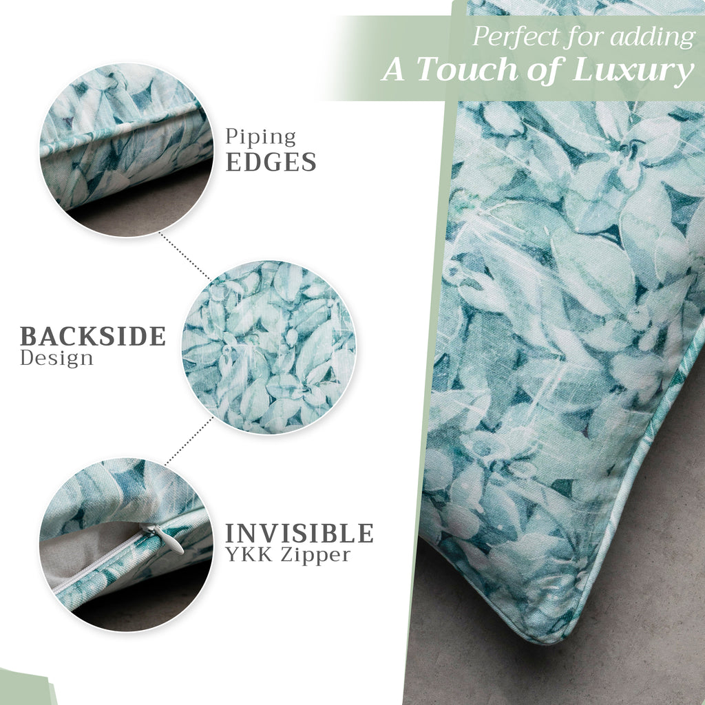Rose Lavender Sage Throw Pillow Covers