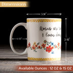 Happy Florals - Sweety Fine Bone China Coffee Mugs