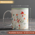 Colmar Fine Bone China Coffee Mugs