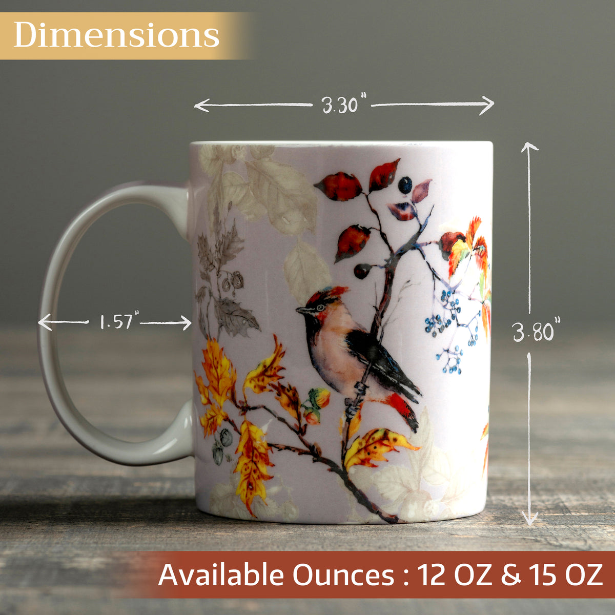 Equinoxe - Grey Fine Bone China Coffee Mugs