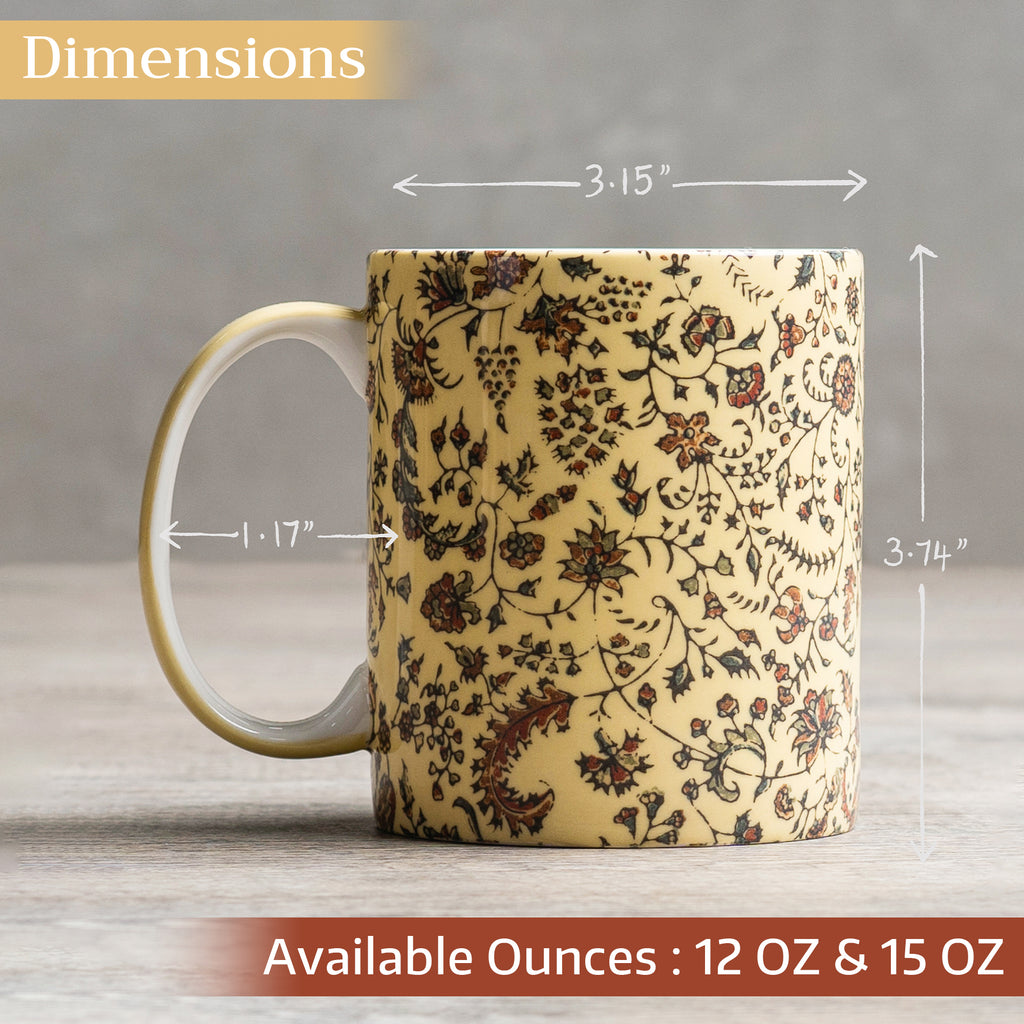 Lakshmi Fine Bone China Coffee Mugs