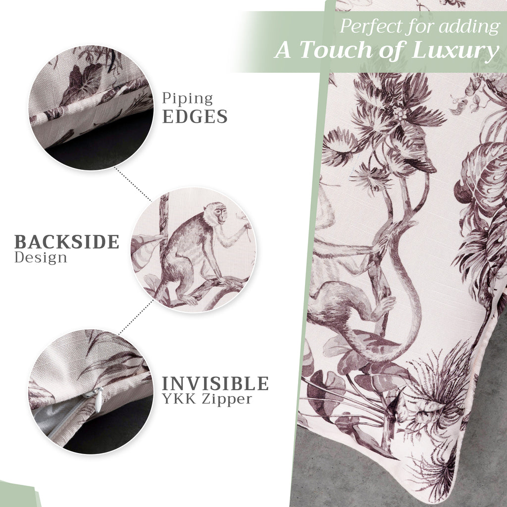Bonobo Throw Pillow Covers
