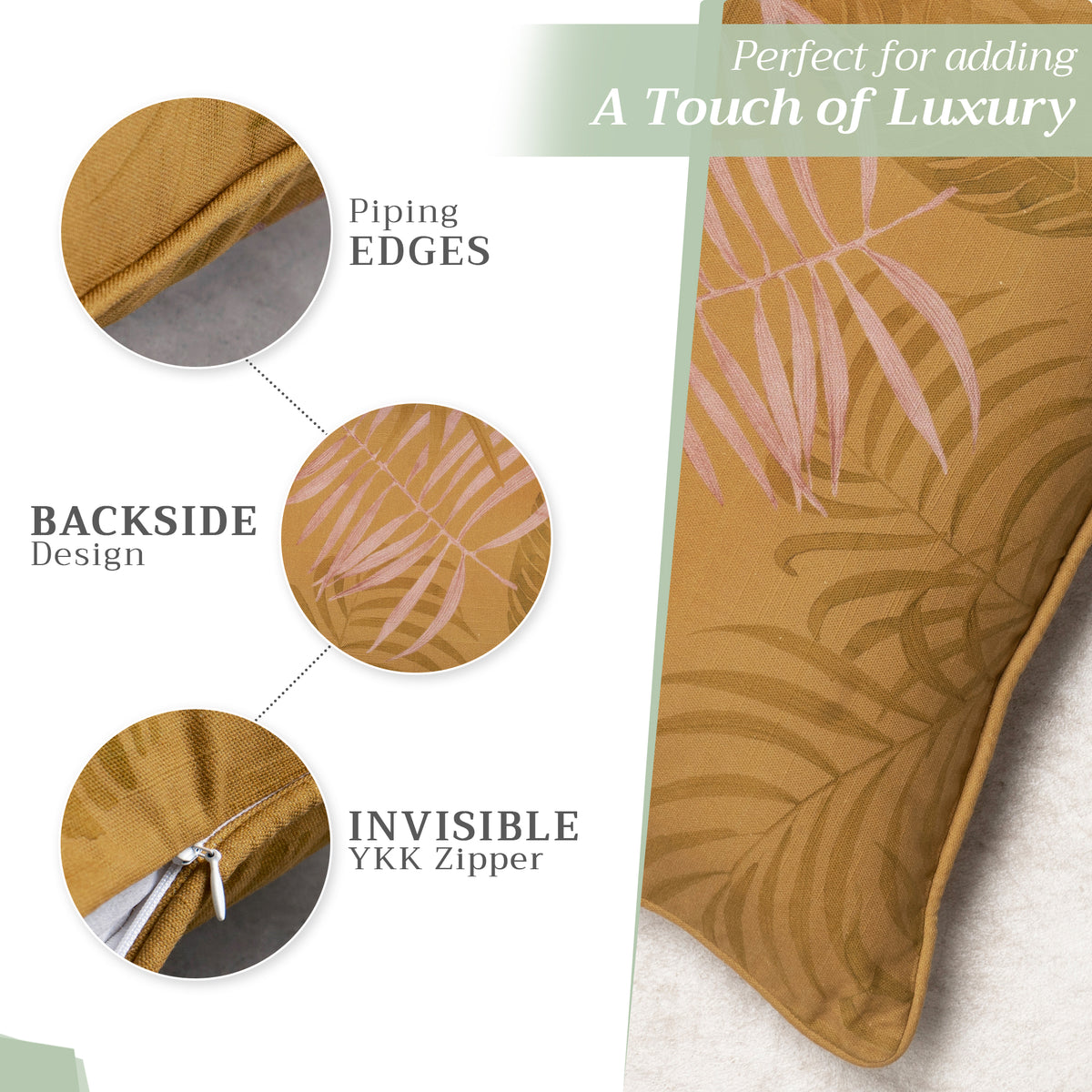 Creole Throw Pillow Covers