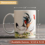 Campagne Fine Bone China Coffee Mugs