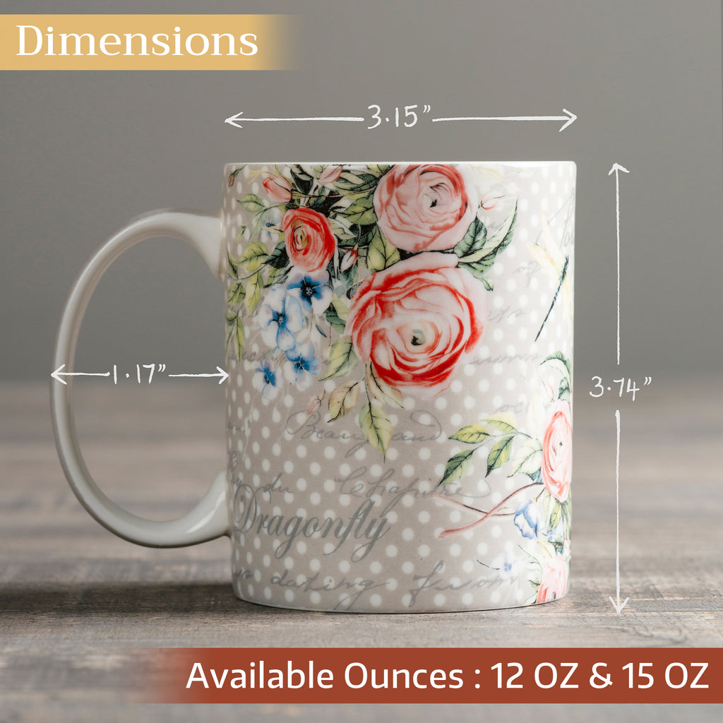 Champ De Mars Fine Bone China Coffee Mugs