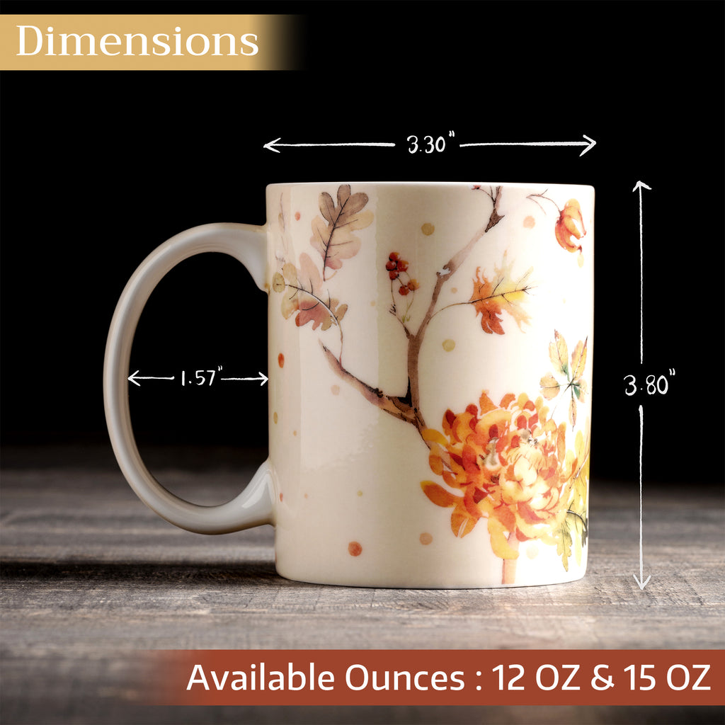 Kelim - Prairie Fine Bone China Coffee Mugs