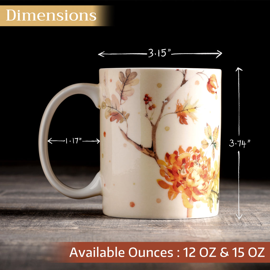 Kelim - Prairie Fine Bone China Coffee Mugs