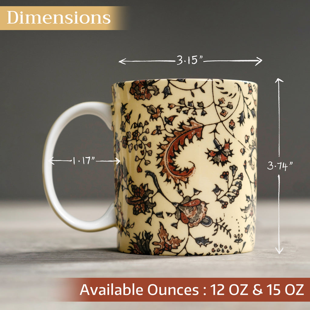 Lakshmi Fine Bone China Coffee Mugs