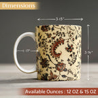 Lakshmi Fine Bone China Coffee Mugs