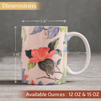 Canne Fine Bone China Coffee Mugs