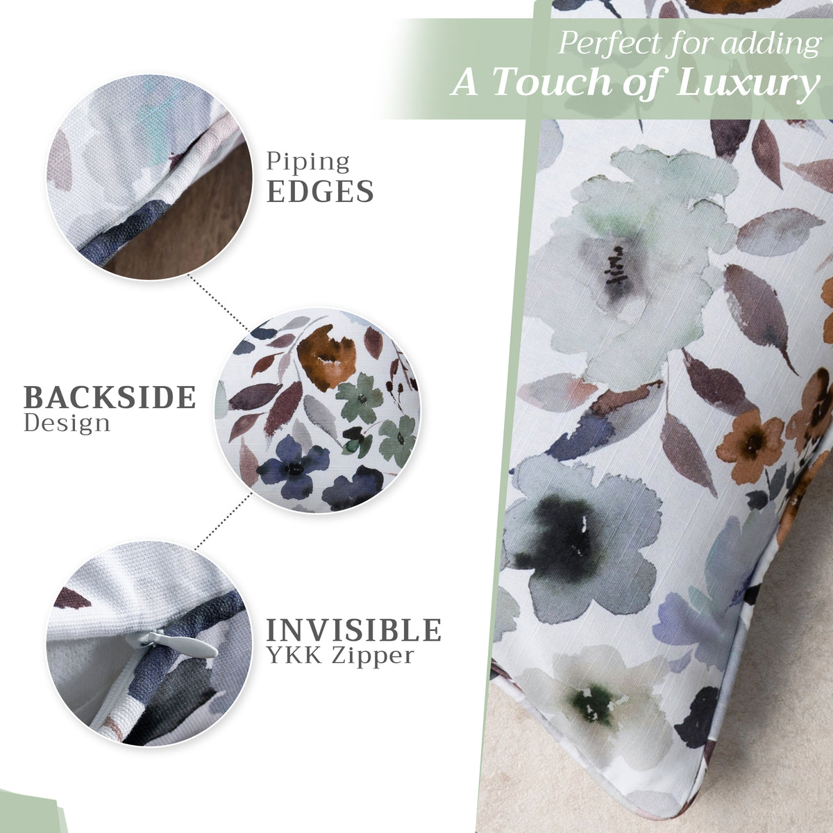 Blossom Throw Pillow Covers
