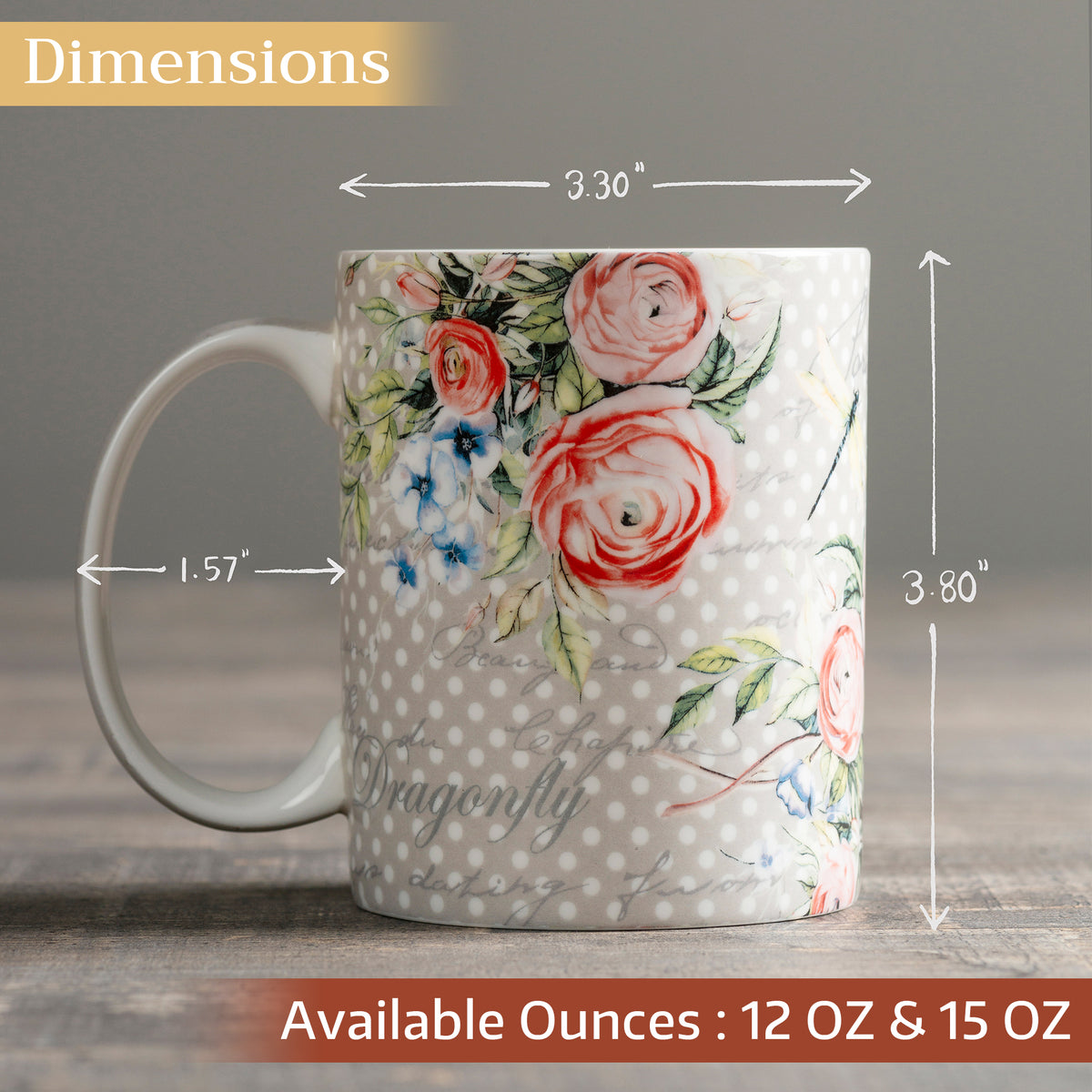 Champ De Mars Fine Bone China Coffee Mugs