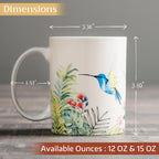 Tropiques Fine Bone China Coffee Mugs
