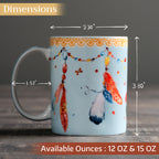 Ibiza - Blue Fine Bone China Coffee Mugs