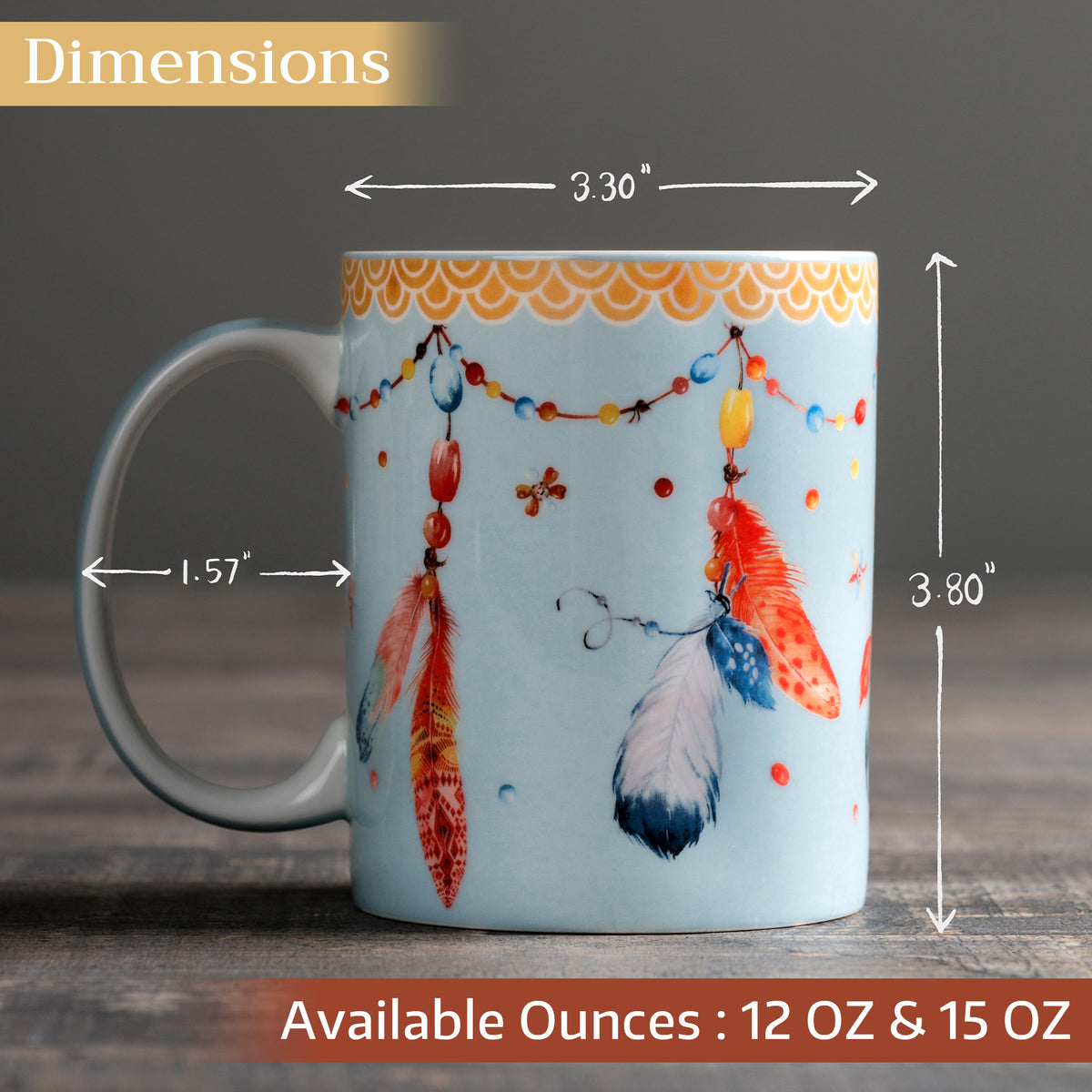 Ibiza - Blue Fine Bone China Coffee Mugs