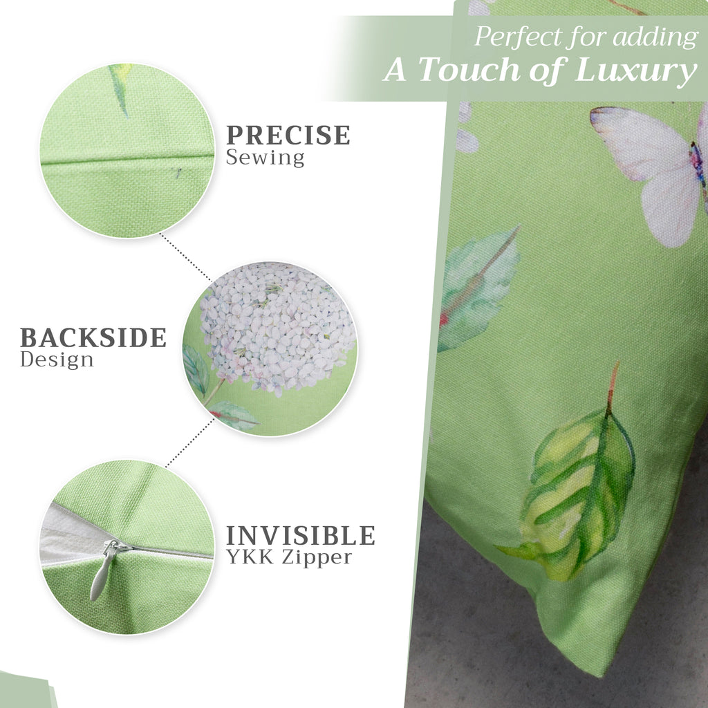 Artist Garden Throw Pillow Covers