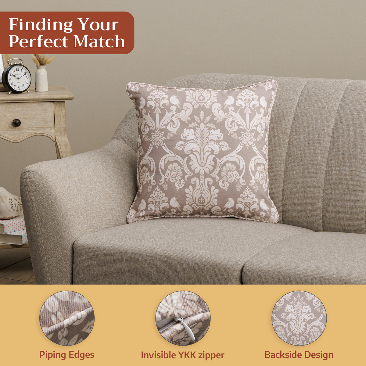 Allure Throw Pillow Covers