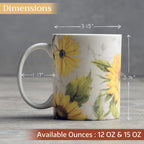 Candice Fine Bone China Coffee Mugs