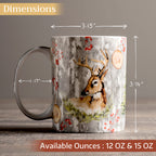 Mountain Life Fine Bone China Coffee Mugs