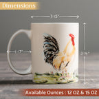 Campagne Fine Bone China Coffee Mugs