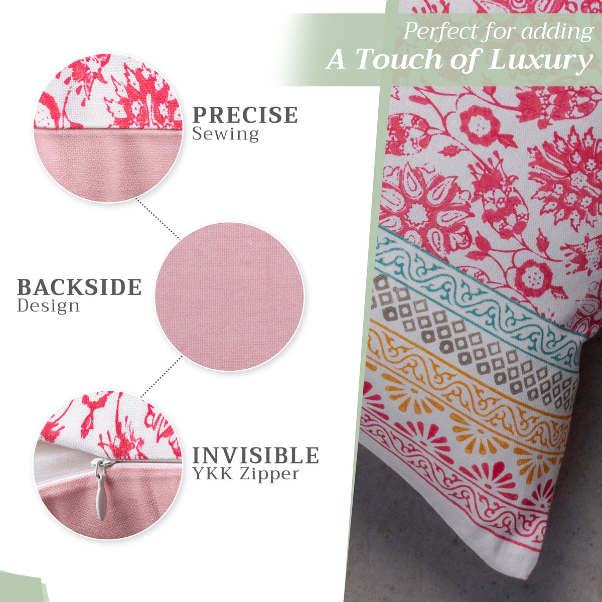 Katmandou Throw Pillow Covers