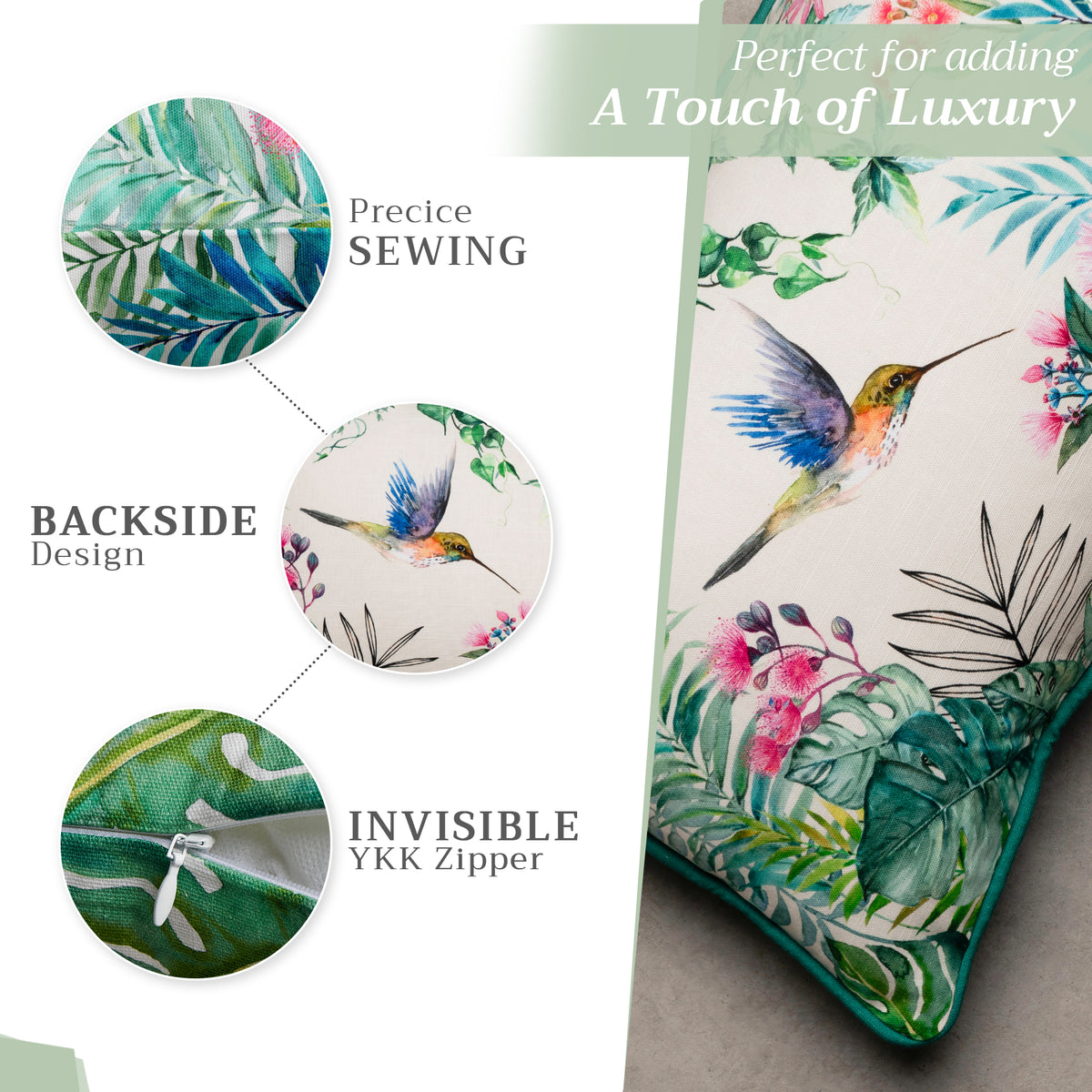 Tropiques Throw Pillow Covers
