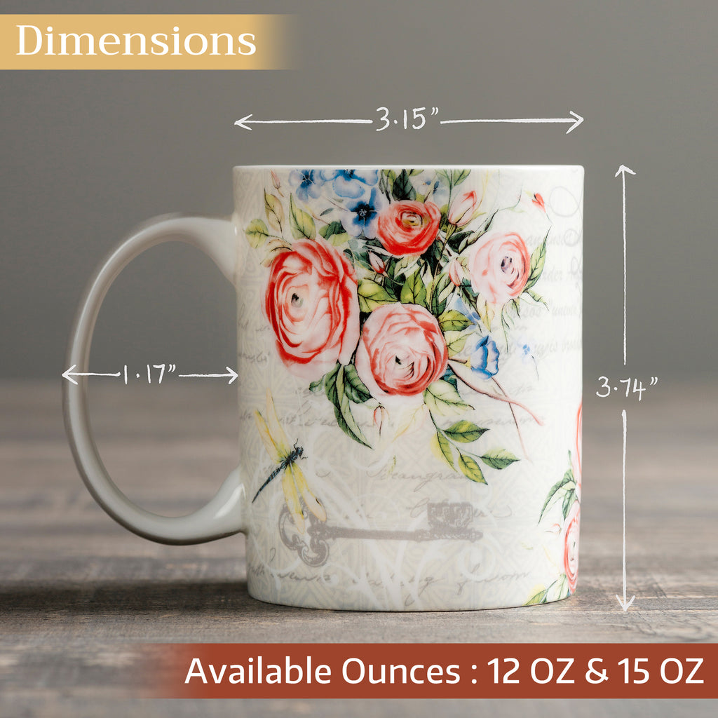 Champ De Mars Fine Bone China Coffee Mugs