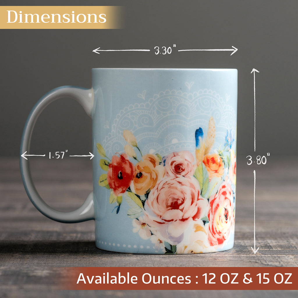 Ibiza - Blue Fine Bone China Coffee Mugs