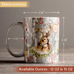 Mountain Life Fine Bone China Coffee Mugs