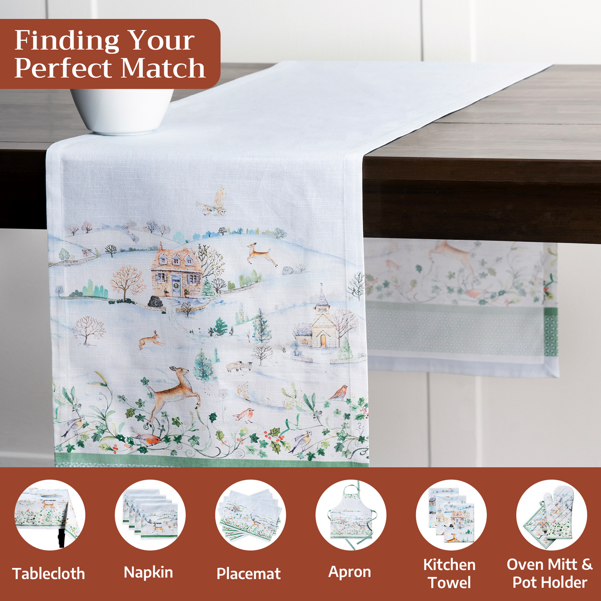 Snowy World Table Runners