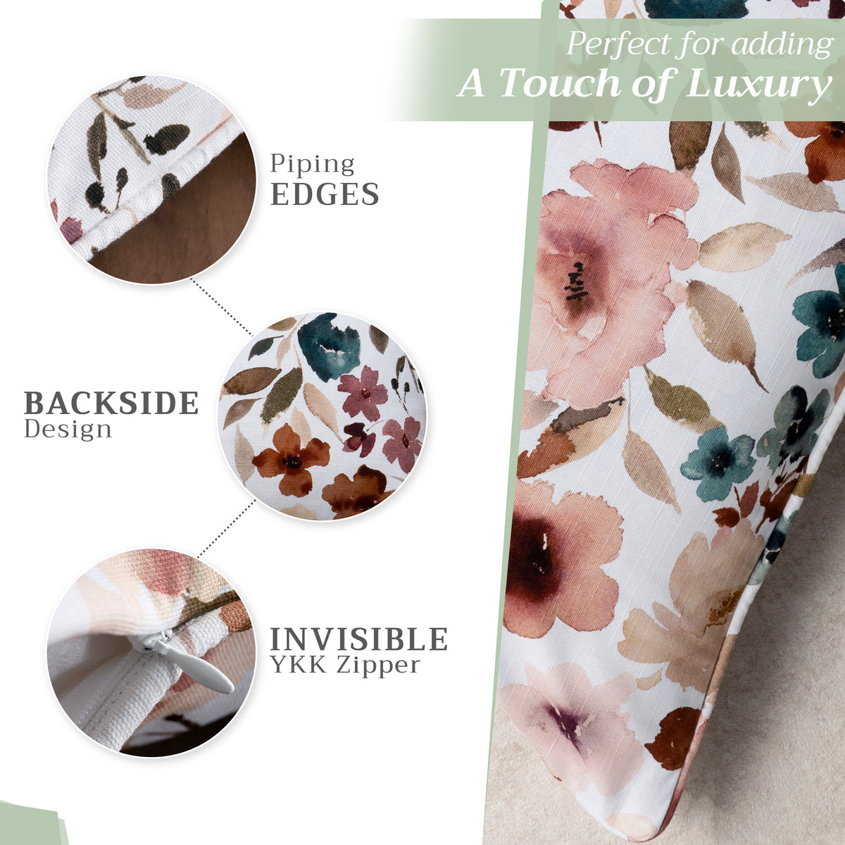 Blossom Throw Pillow Covers