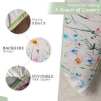 Delphinium Throw Pillow Covers