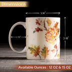 Kelim - Prairie Fine Bone China Coffee Mugs