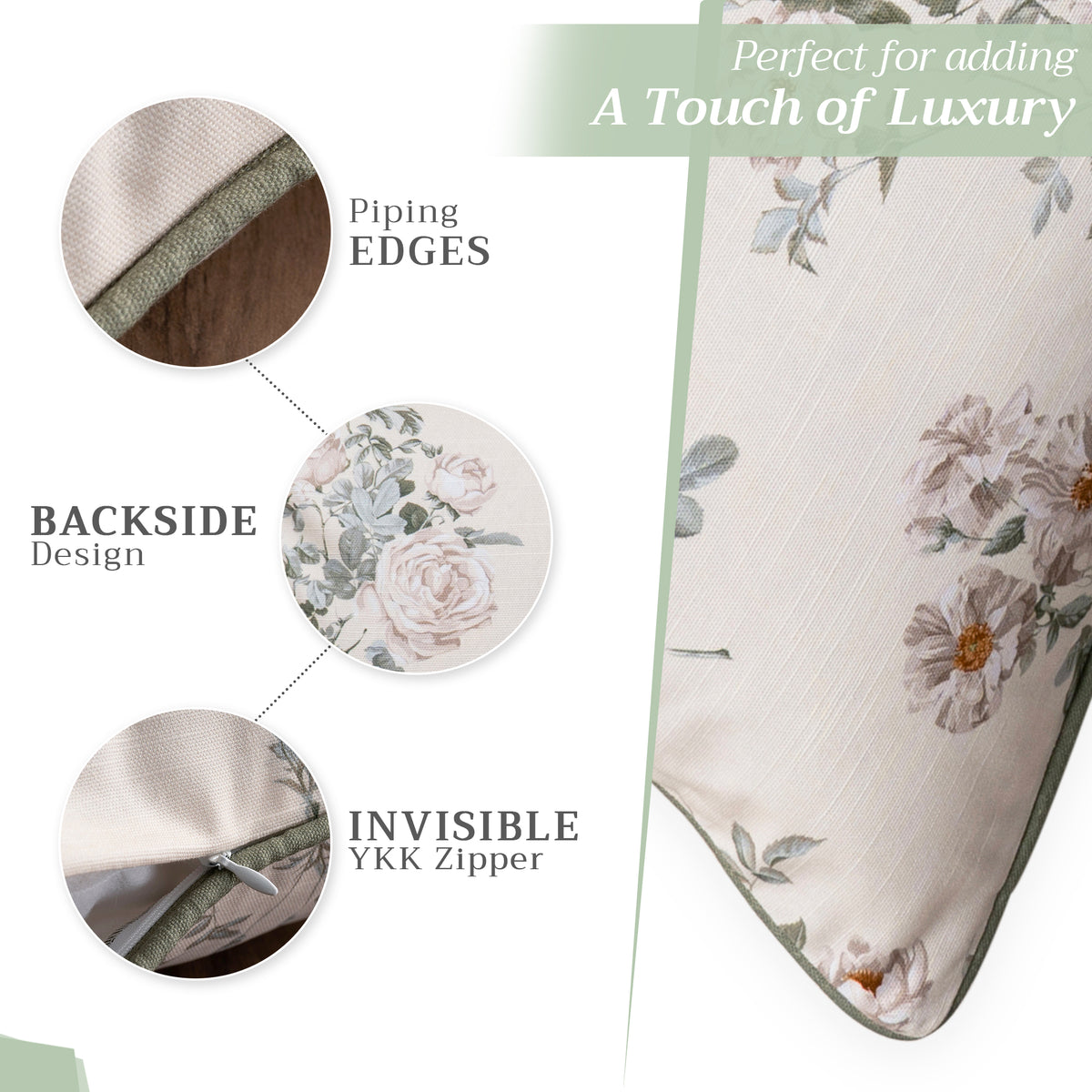 Villette Throw Pillow Covers