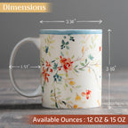 Colmar Fine Bone China Coffee Mugs