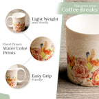 Ibiza - Beige Fine Bone China Coffee Mugs