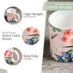 Canne Fine Bone China Coffee Mugs