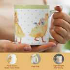 Ducklings In Spring Fine Bone China Coffee Mugs