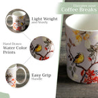 Equinoxe - Grey Fine Bone China Coffee Mugs