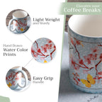 Blossoms in Spring Fine Bone China Coffee Mugs