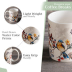 Equinoxe - Beige Fine Bone China Coffee Mugs