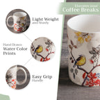 Equinoxe - Beige Fine Bone China Coffee Mugs