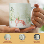 Winter Morning Fine Bone China Coffee Mugs