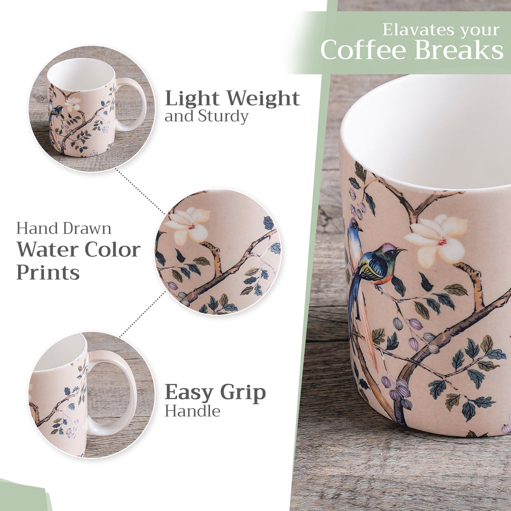 Osaka Fine Bone China Coffee Mugs