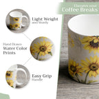 Candice Fine Bone China Coffee Mugs