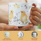 Easter Zest Fine Bone China Coffee Mugs