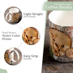 Mountain Life Fine Bone China Coffee Mugs